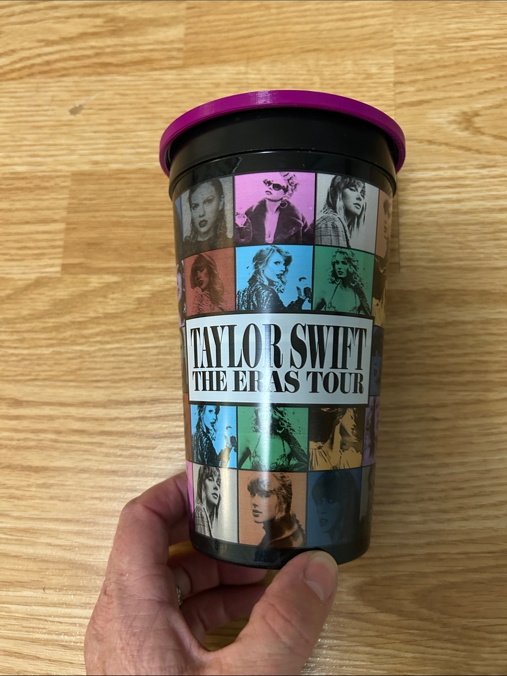 Official The Eras Tour Reusable Party Cup - Purple Lid